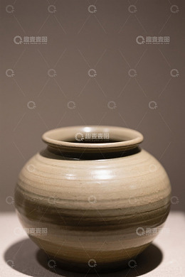 古朴陶器特写素材