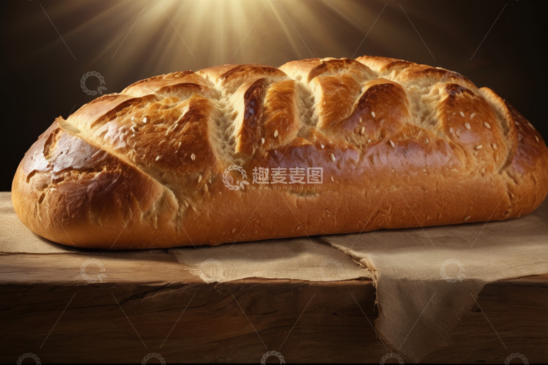 高清大图下载【趣麦麦图】长条形面包特写