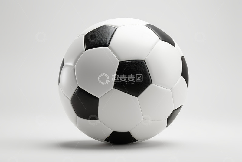 高清大图下载【趣麦麦图】黑白足球特写