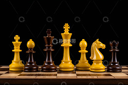 国际象棋棋子特写