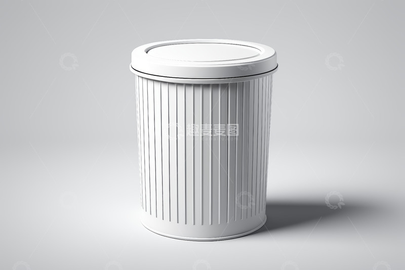 高清大图下载【趣麦麦图】白色垃圾桶静物素材
