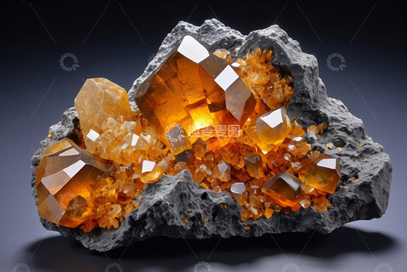 高清大图下载【趣麦麦图】矿物晶体特写素材