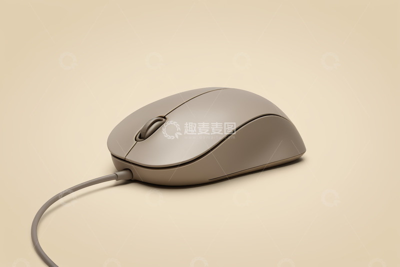 高清大图下载【趣麦麦图】有线鼠标特写