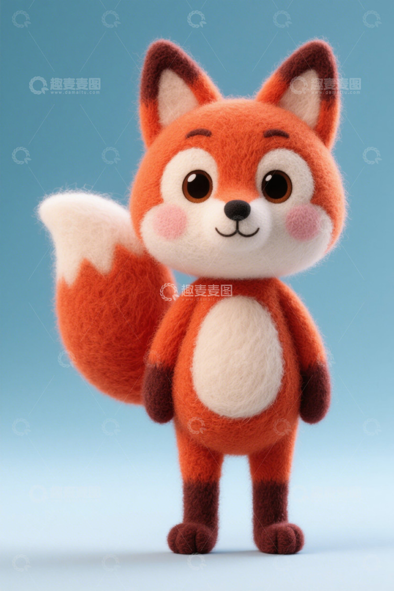 高清大图下载【趣麦麦图】可爱卡通狐狸形象