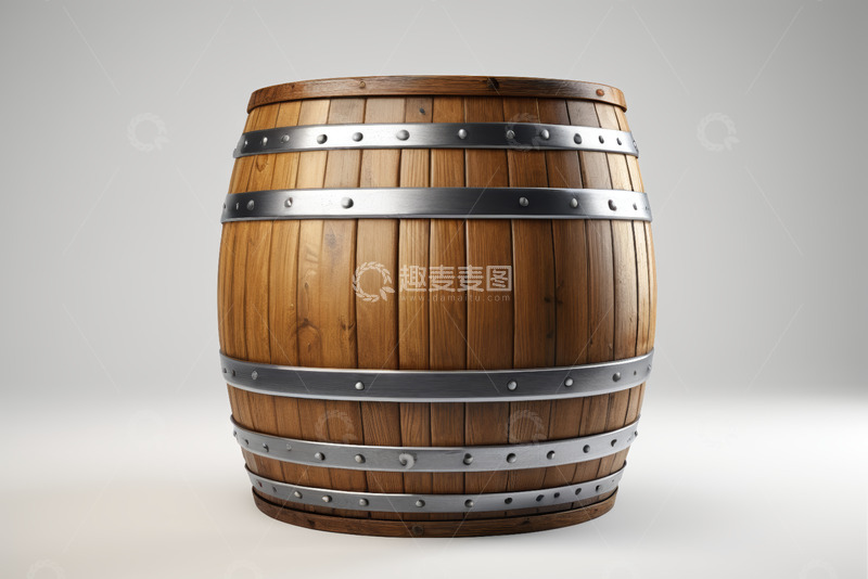高清大图下载【趣麦麦图】木质酒桶特写