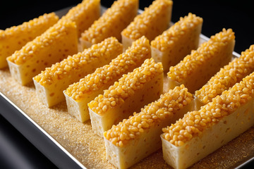 芝麻糕点特写