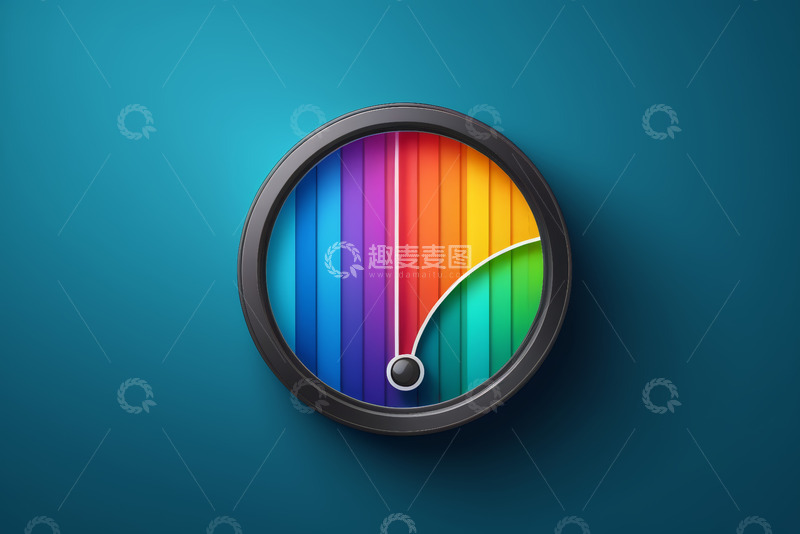 高清大图下载【趣麦麦图】色彩选择器圆形界面