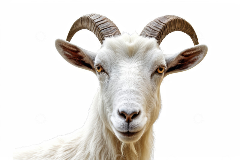 高清大图下载【趣麦麦图】山羊头部特写