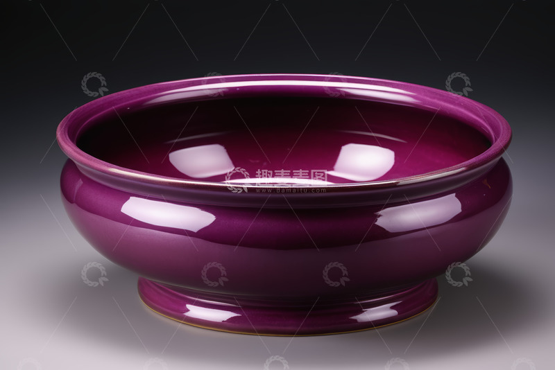 高清大图下载【趣麦麦图】紫色陶器特写素材