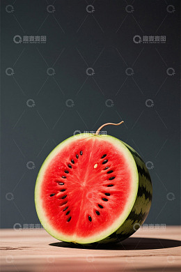 半颗西瓜特写