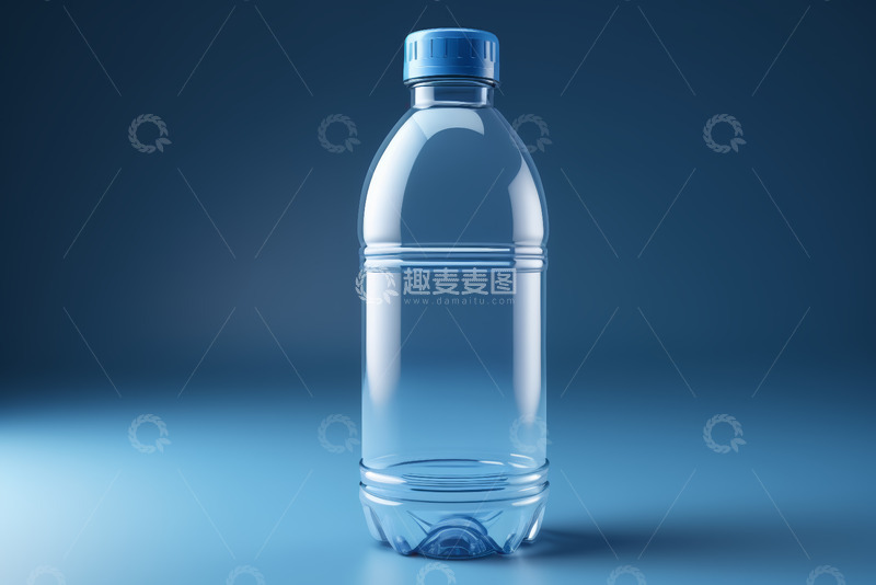 高清大图下载【趣麦麦图】透明塑料水瓶静物展示