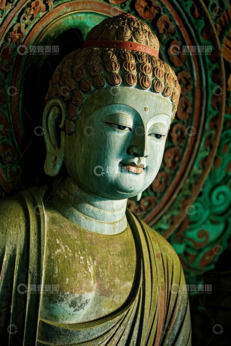 高清大图下载【趣麦麦图】佛像特写素材