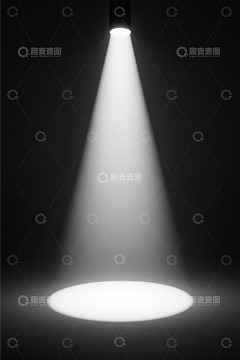 舞台聚光灯照射效果