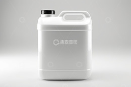 白色塑料容器特写