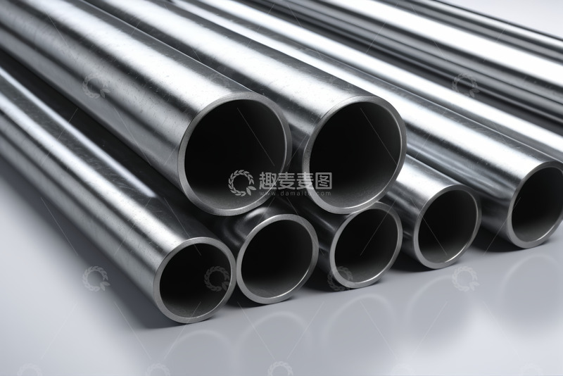 高清大图下载【趣麦麦图】金属管道堆叠素材