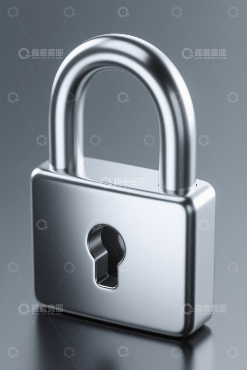 高清大图下载【趣麦麦图】金属挂锁特写