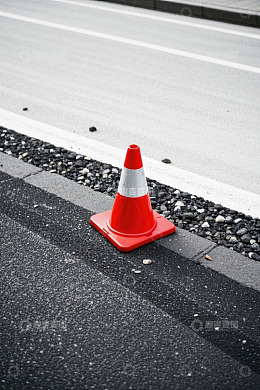 道路上的交通锥