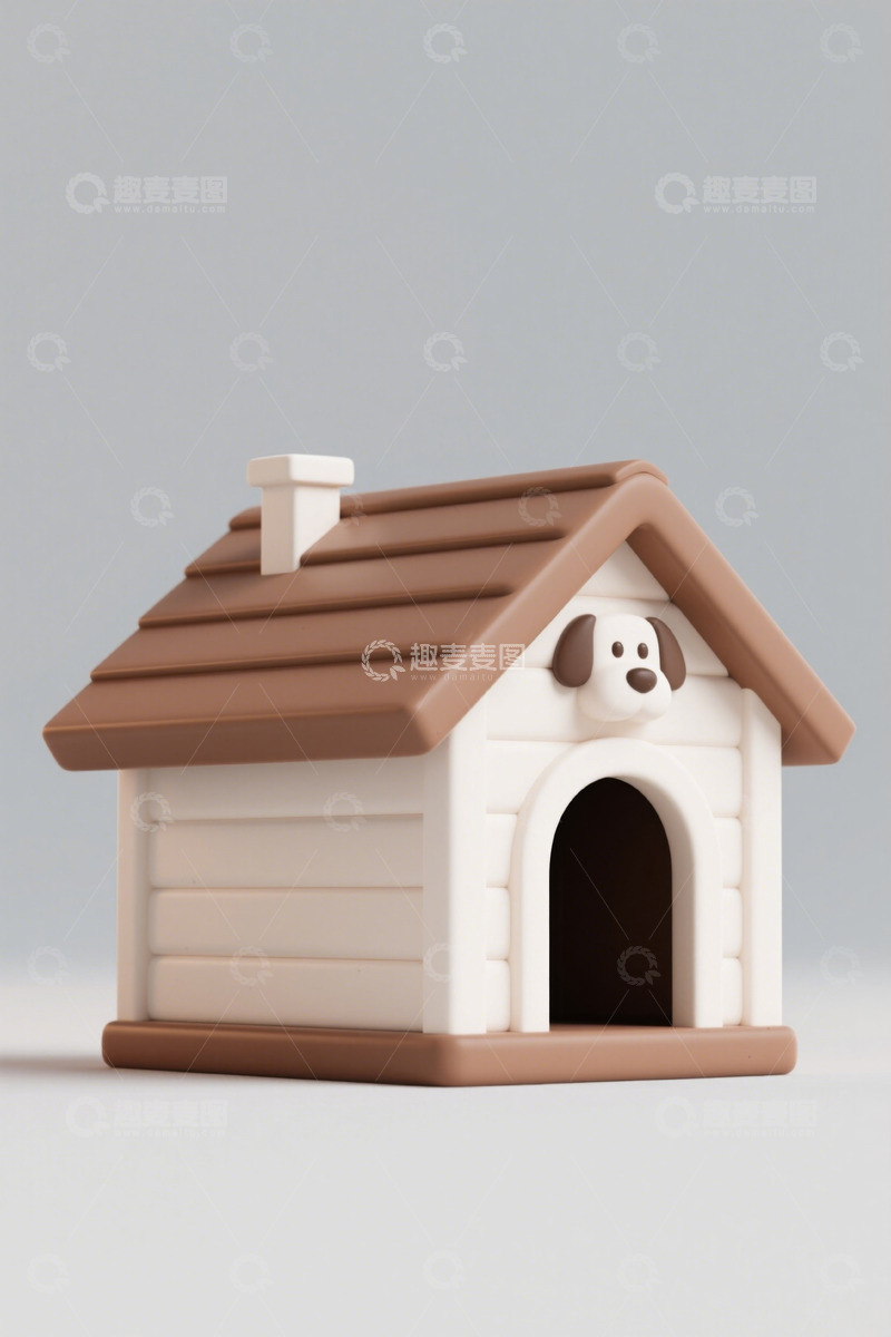 高清大图下载【趣麦麦图】可爱小狗形状的宠物小屋