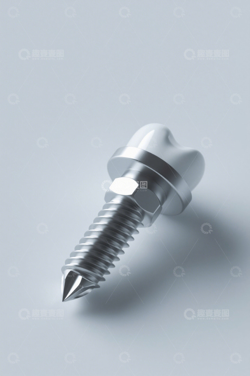 高清大图下载【趣麦麦图】金属螺栓特写素材