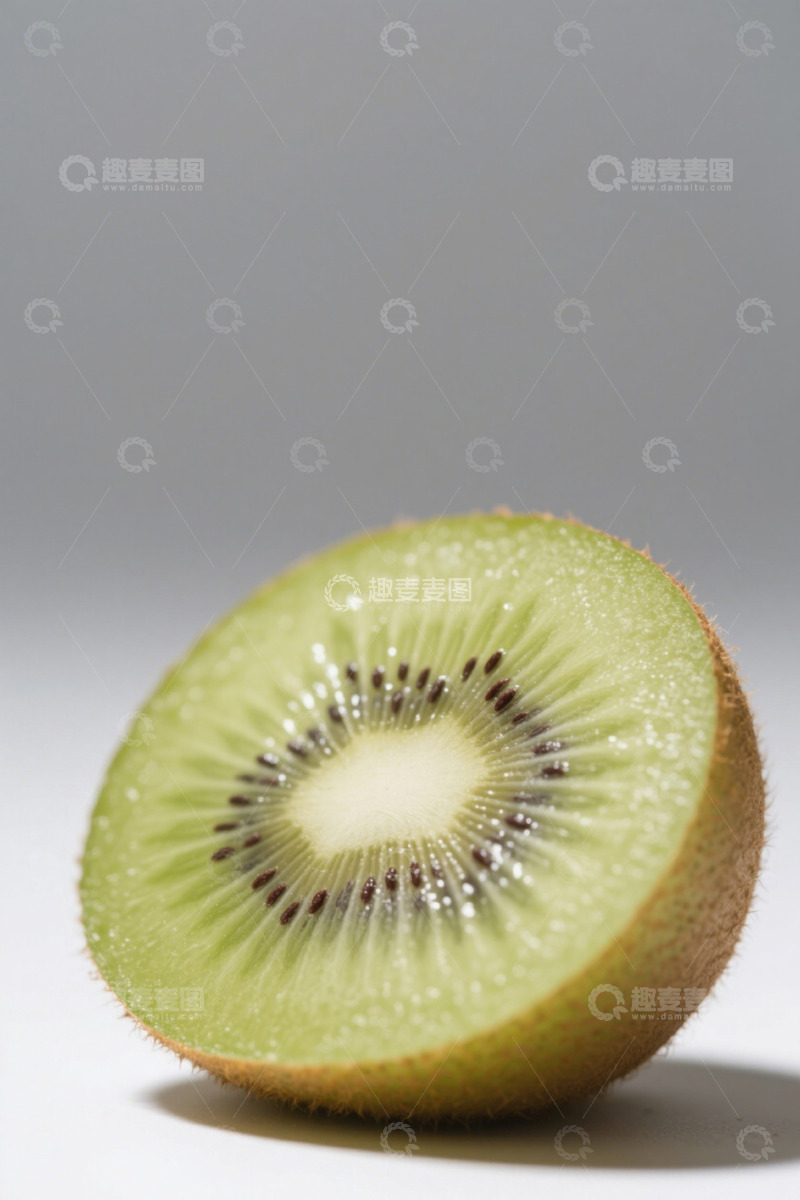 高清大图下载【趣麦麦图】切开的猕猴桃特写