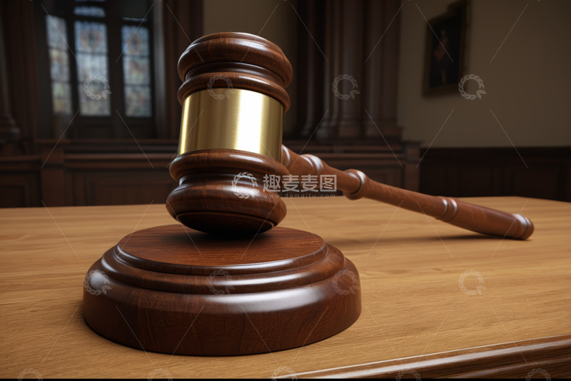 高清大图下载【趣麦麦图】法庭上的木槌特写