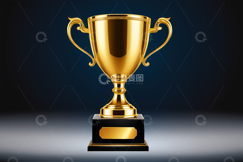 高清大图下载【趣麦麦图】金色奖杯特写