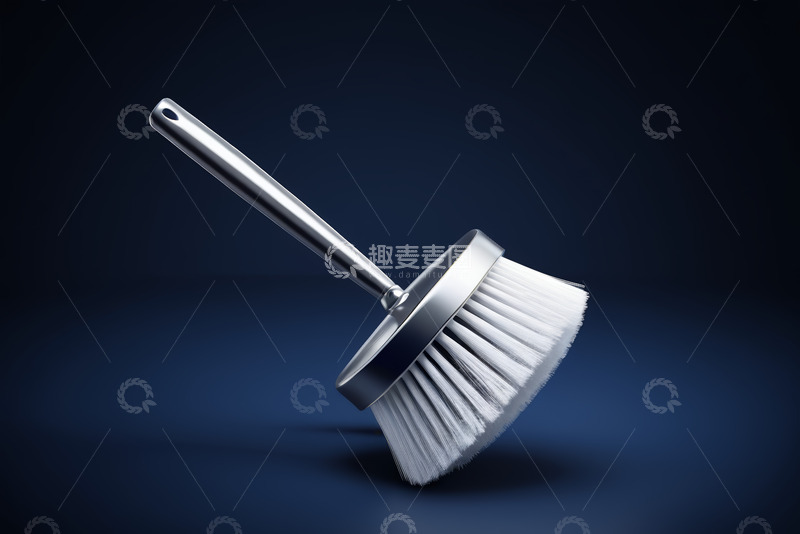 高清大图下载【趣麦麦图】白色清洁刷子特写