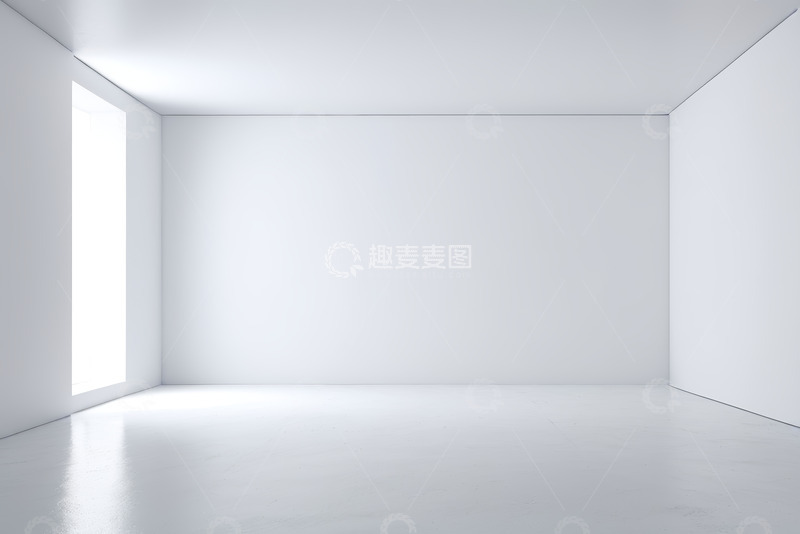 高清大图下载【趣麦麦图】空旷白色室内空间