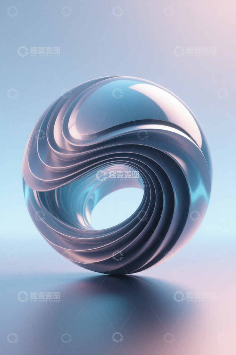 高清大图下载【趣麦麦图】抽象艺术球形设计素材