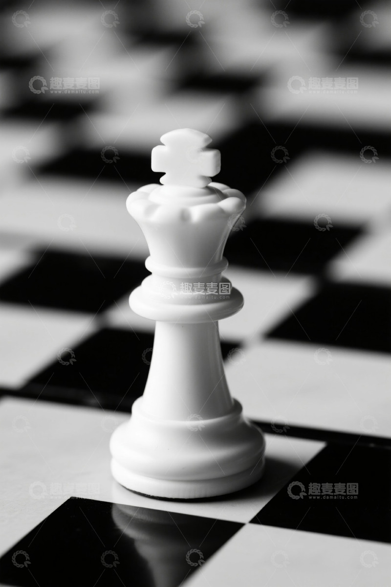 高清大图下载【趣麦麦图】国际象棋棋子特写