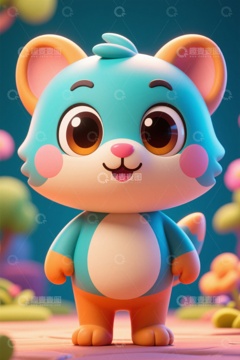 高清大图下载【趣麦麦图】可爱卡通小狐狸形象素材