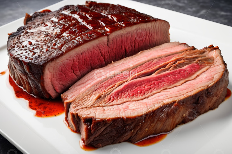 高清大图下载【趣麦麦图】摆盘精致的牛排美食