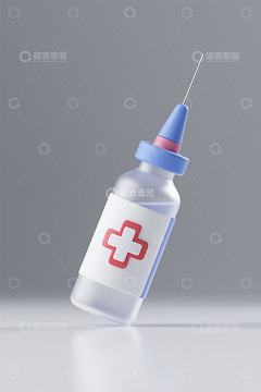 医疗注射器药品瓶素材