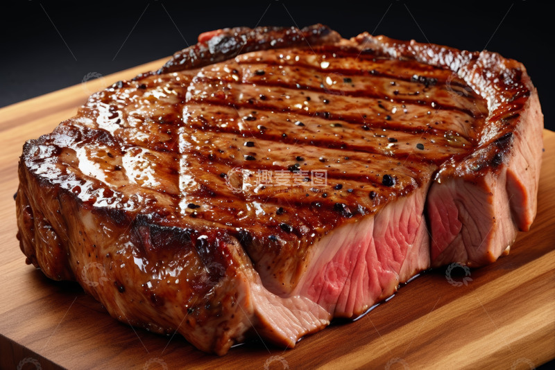 高清大图下载【趣麦麦图】烤牛排特写