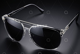 透明框架时尚太阳眼镜