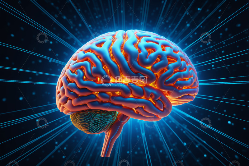 高清大图下载【趣麦麦图】医学大脑科学研究素材