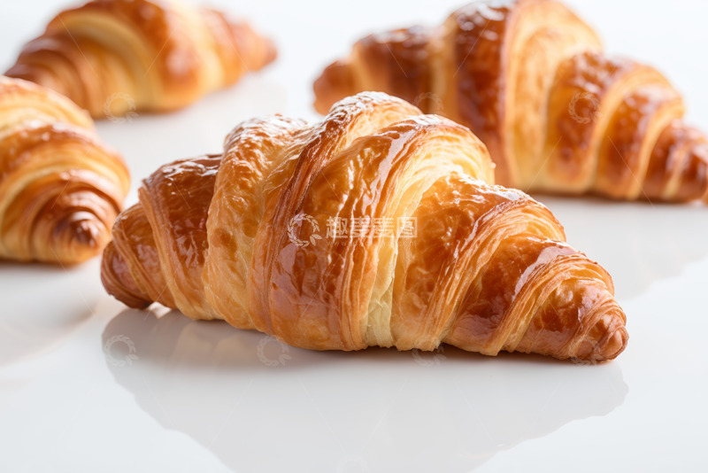 高清大图下载【趣麦麦图】美味牛角面包特写