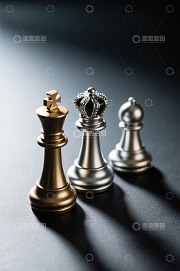 国际象棋棋子特写