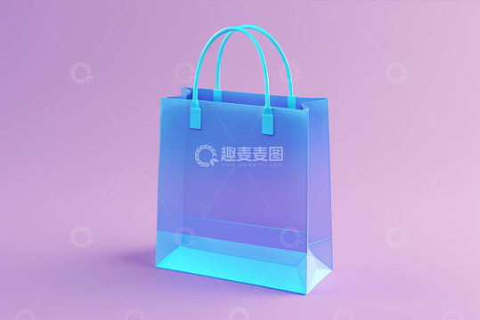 蓝色购物袋产品展示