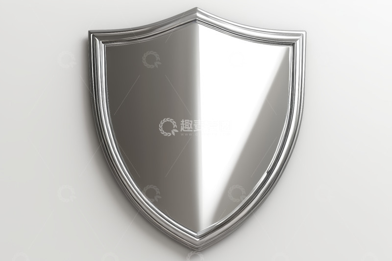 高清大图下载【趣麦麦图】金属质感盾牌素材