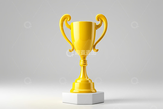 金色奖杯展示