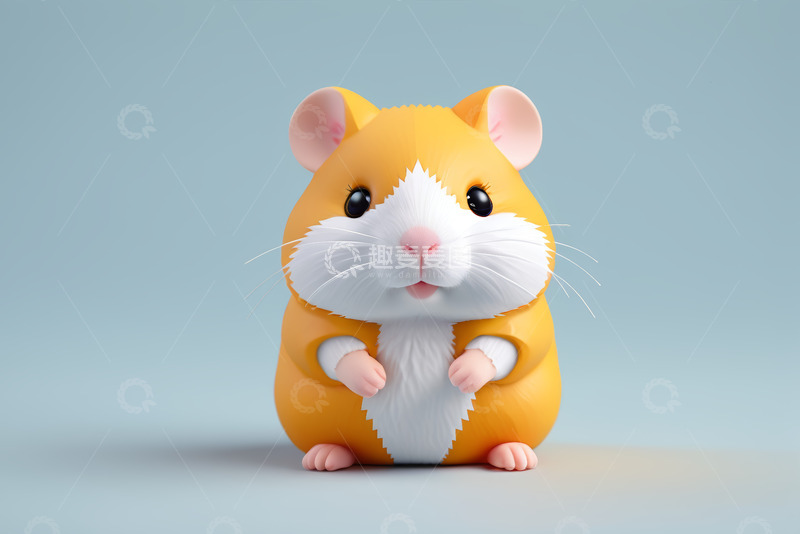 高清大图下载【趣麦麦图】可爱卡通仓鼠形象