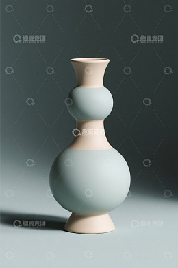 双色陶瓷花瓶静物