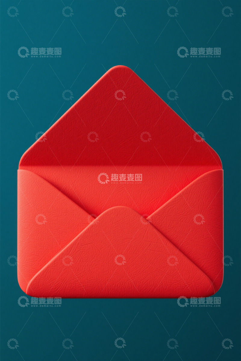 高清大图下载【趣麦麦图】红色信封特写素材