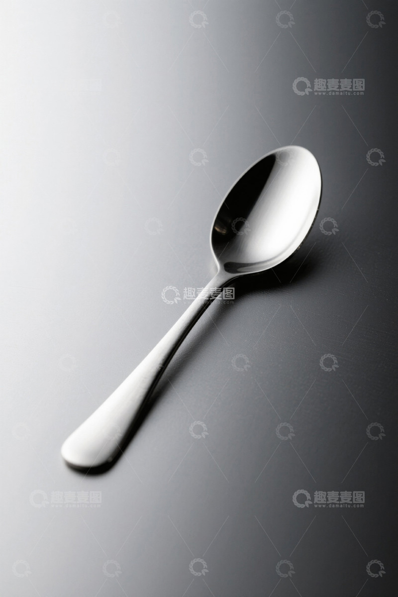 高清大图下载【趣麦麦图】金属勺子特写静物
