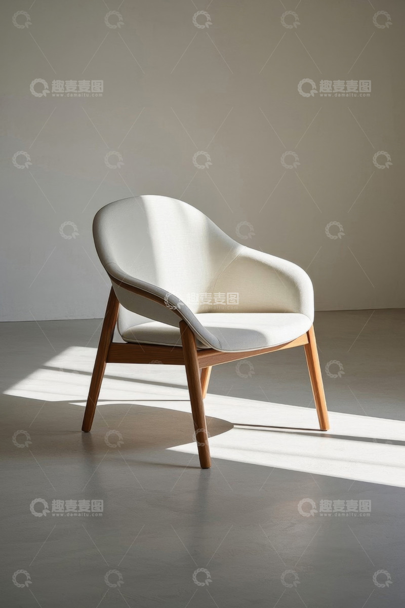 高清大图下载【趣麦麦图】现代简约风格单人沙发椅
