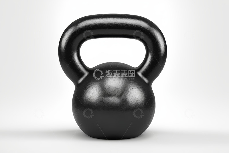 高清大图下载【趣麦麦图】黑色壶铃特写
