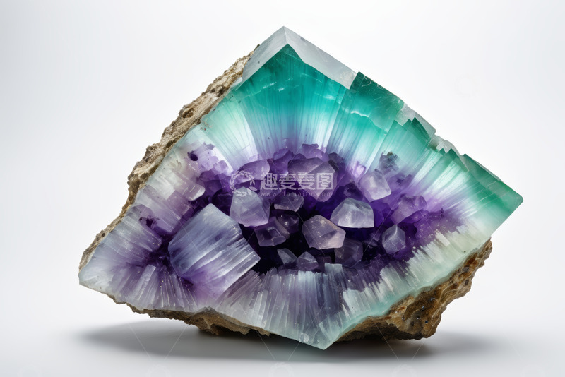 高清大图下载【趣麦麦图】多彩水晶矿石特写