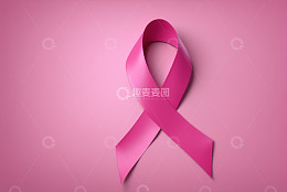 粉色乳腺癌防治意识丝带
