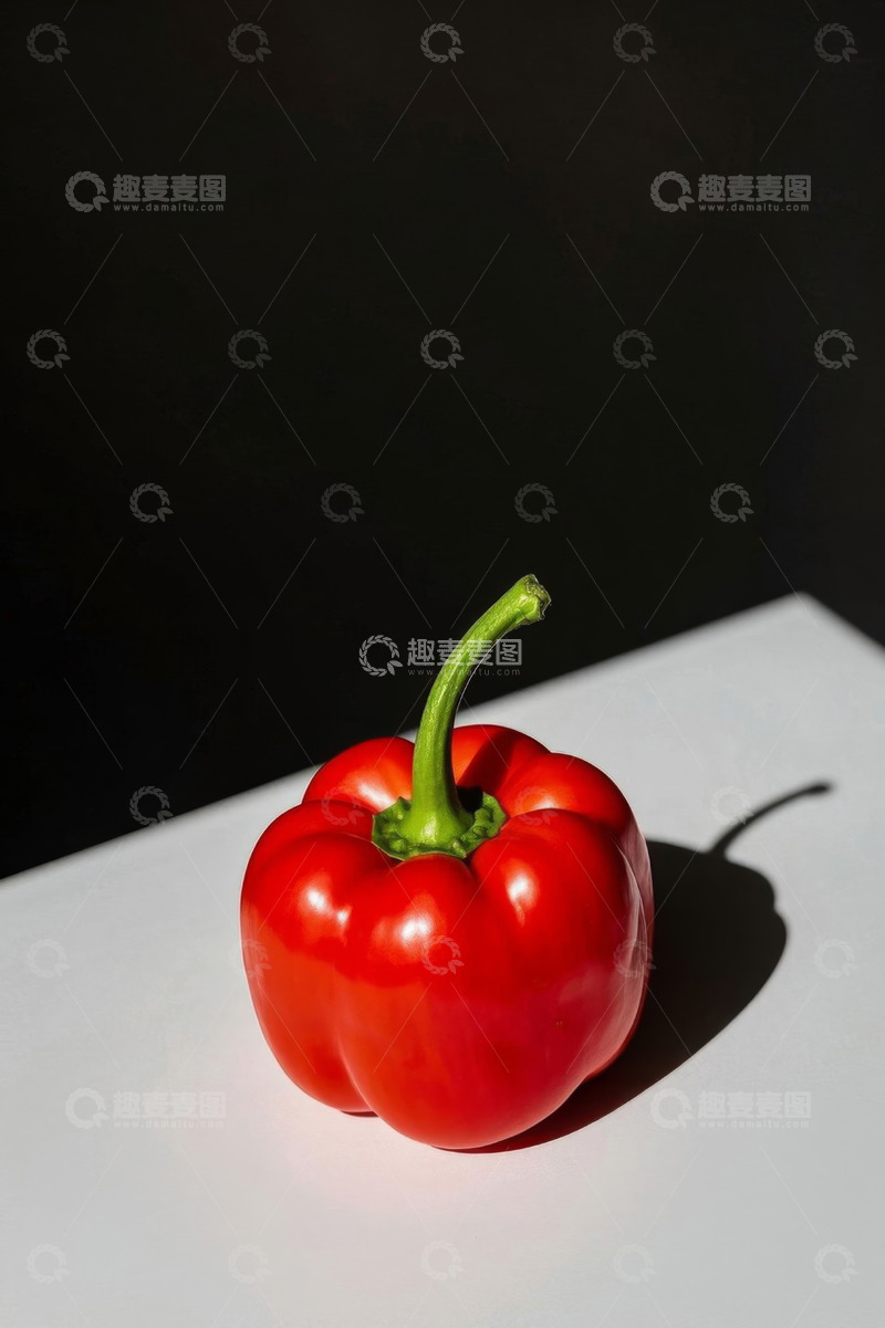 高清大图下载【趣麦麦图】红色甜椒特写静物